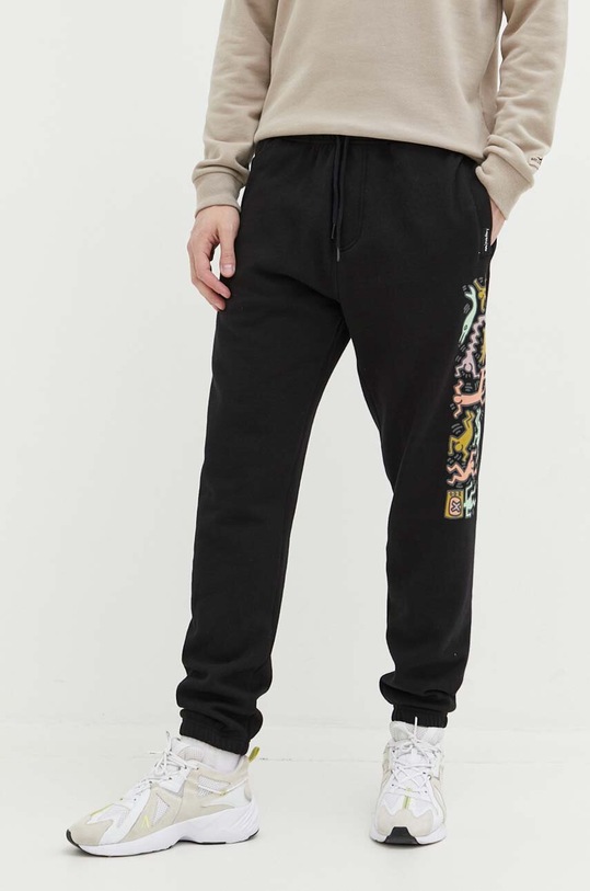 Παντελόνι φόρμας Billabong x Keith Haring ABYNP00153 μαύρο SS23