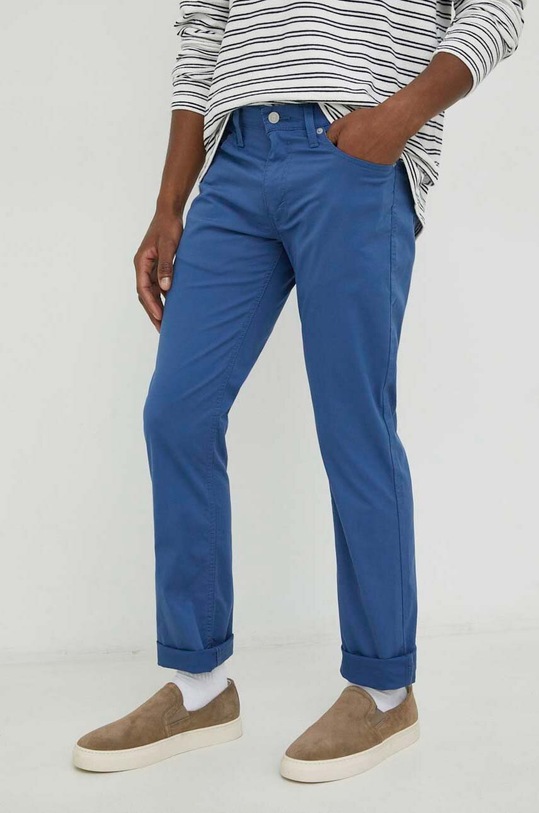 Levi's spodnie z elastanem niebieski 04511.5562