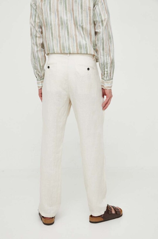 Abbigliamento Sisley pantaloni in lino 4AGHSF02P.0L8 beige