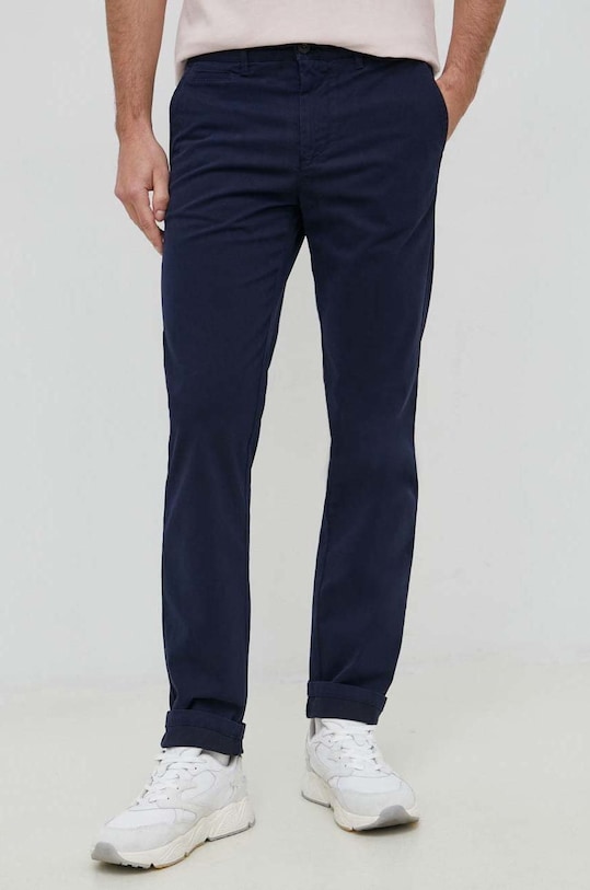 Штани United Colors of Benetton з еластаном темно-синій 4DKH55I18.016.