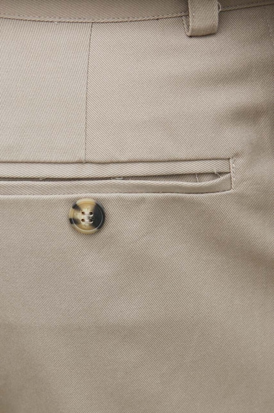Bruuns Bazaar spodnie bawełniane Arc Raphael beżowy BBM1549