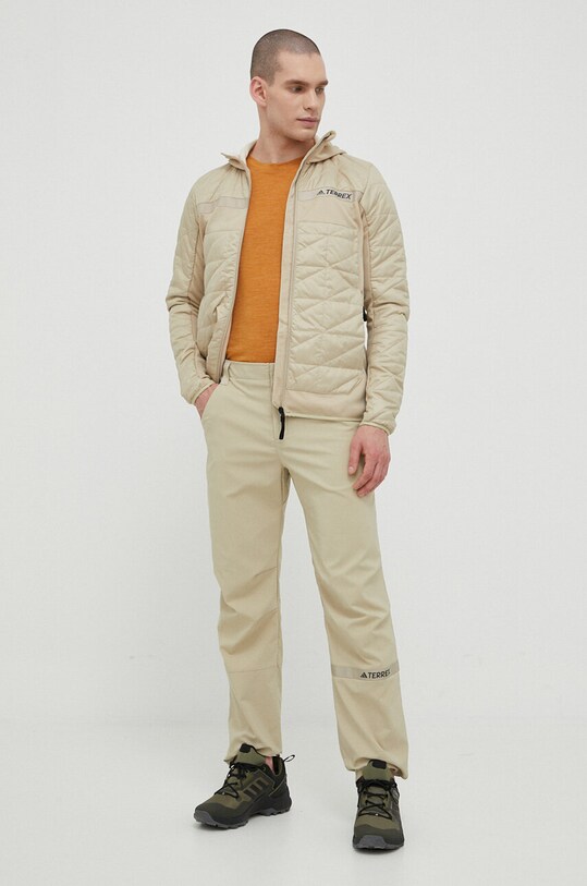 adidas TERREX spodnie outdoorowe Multi HM4034 beżowy SS23