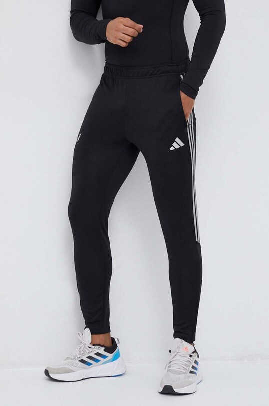 Штани для тренувань adidas Performance Messi трикотаж чорний HR4352