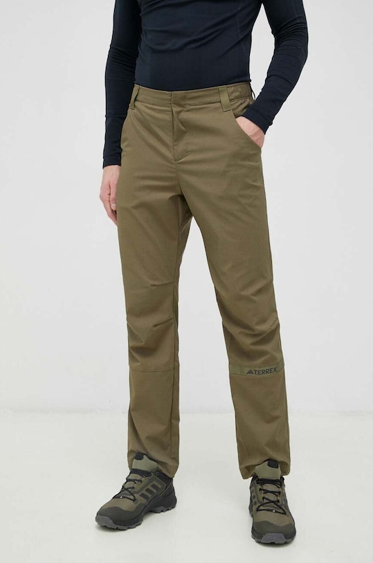 adidas TERREX spodnie outdoorowe Multi tkanina zielony HS9536