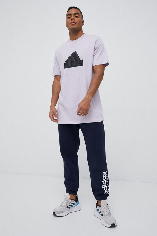 Spodnji del trenirke adidas IC9784 mornarsko modra SS23