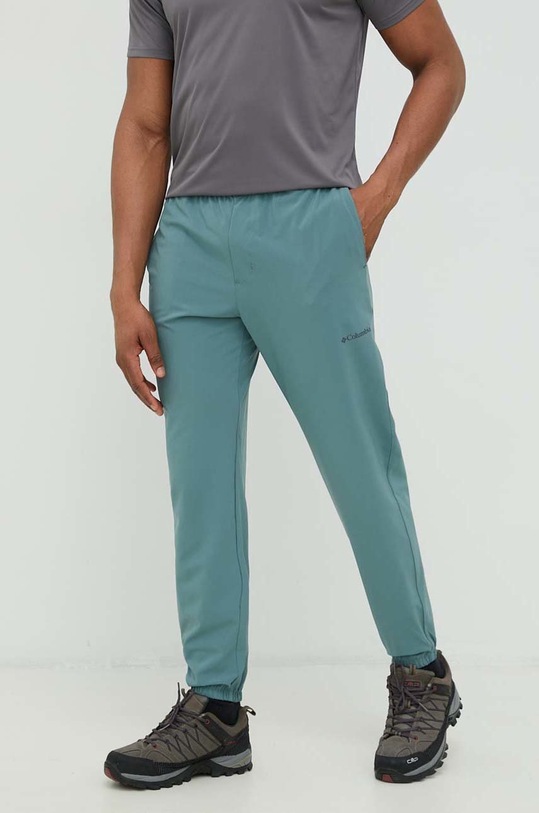 Turistické nohavice Columbia Hike Hike látka tyrkysová 1990431