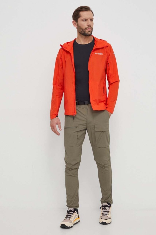 Columbia spodnie outdoorowe Maxtrail 1990501 zielony SS24