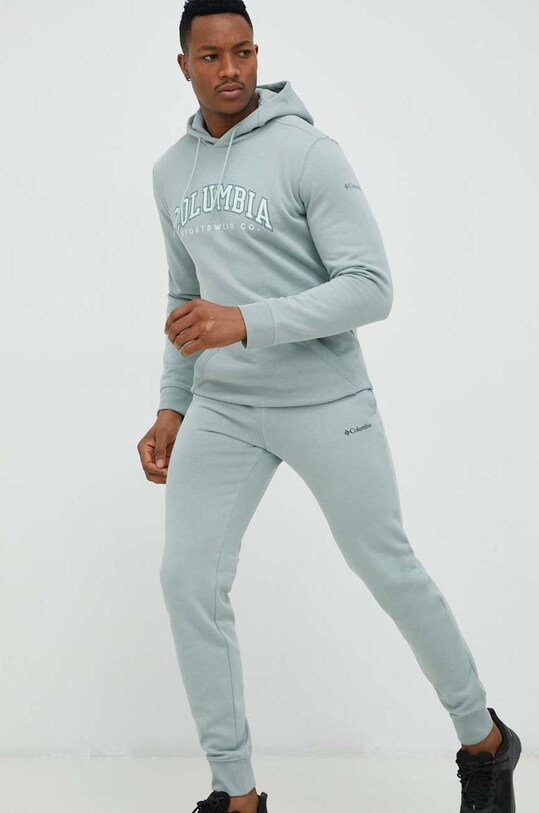 Columbia pantaloni de trening CSC Logo 1911601.SS23 turcoaz SS23