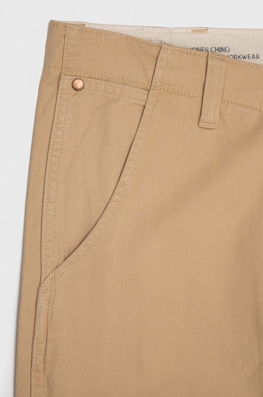 Wrangler spodnie bawełniane Casey Jones Chino W1C0FUC25 beżowy SS23