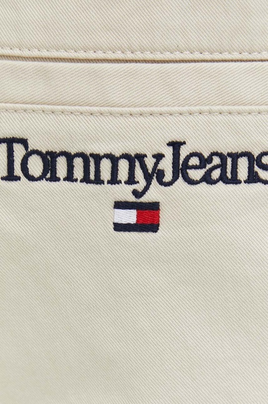 Odzież Tommy Jeans spodnie DM0DM15969.PPYX beżowy
