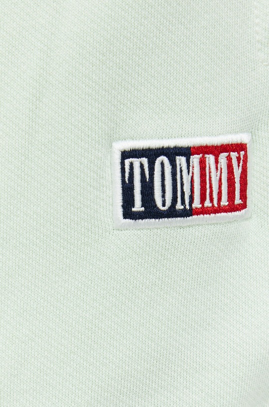 Tommy Jeans pantaloni de trening din bumbac verde DM0DM16556.PPYX