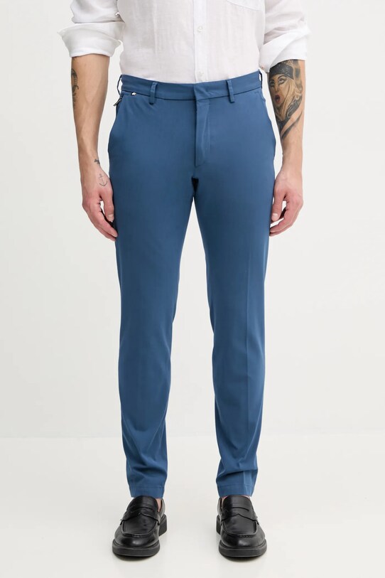 BOSS pantaloni chinos bleumarin 50487754