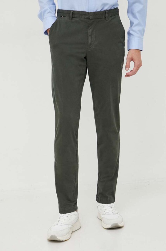 Nohavice BOSS chinos zelená 50487966