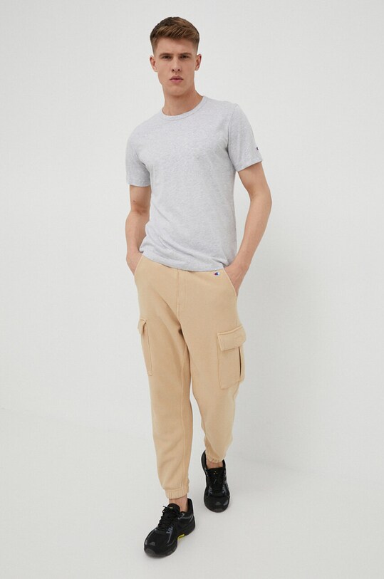 Champion pantaloni de trening 218645 bej SS23