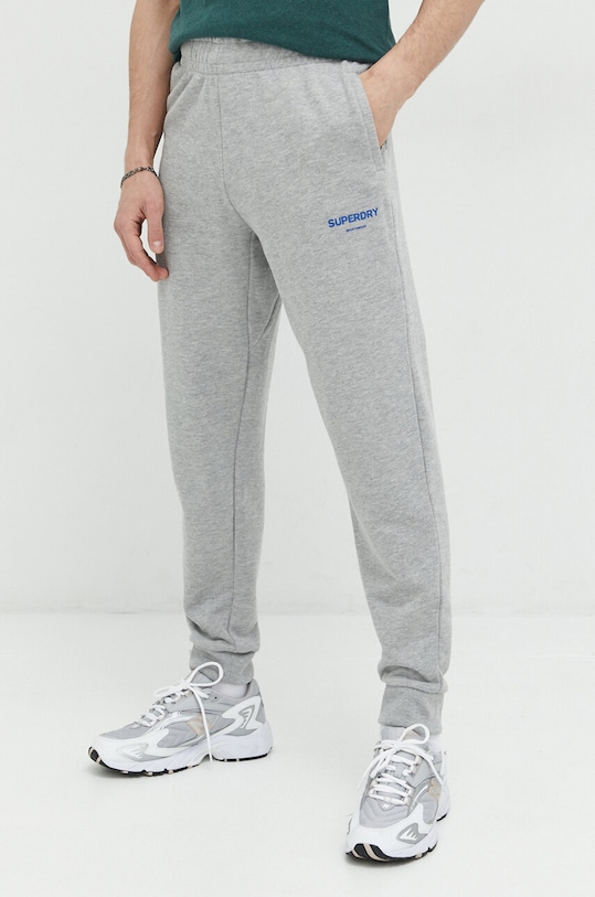 Superdry spodnie dresowe dzianina szary M7010969A.07Q