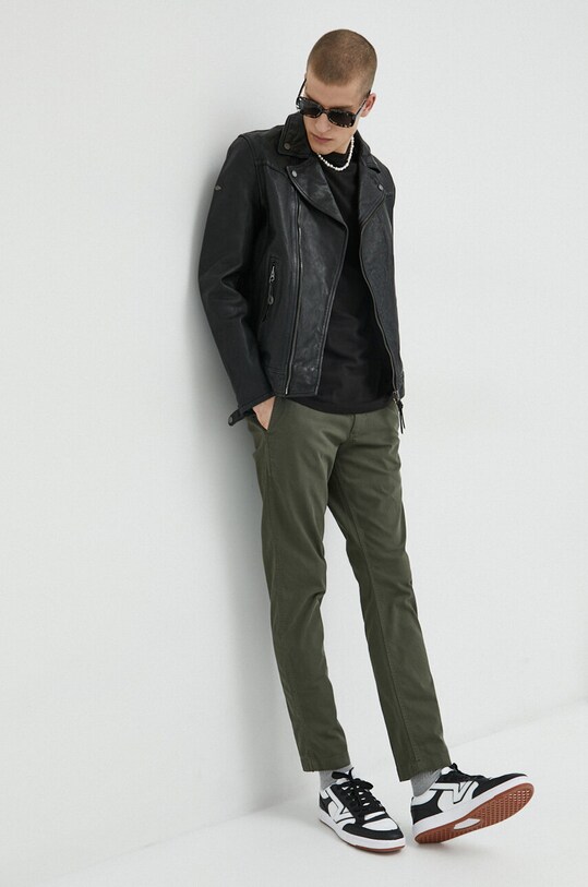 Superdry spodnie M7011022A.LO3 zielony SS23