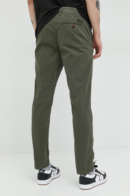 Odzież Superdry spodnie M7011022A.LO3 zielony