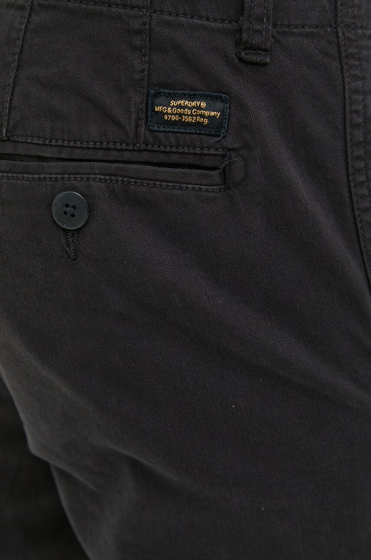 Superdry spodnie czarny M7011022A.12A