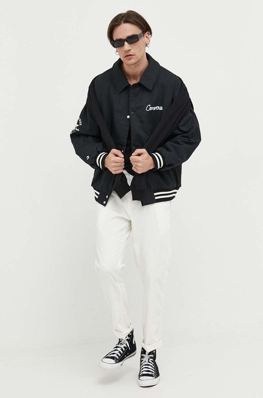 Superdry jeansy Officers M7011022A.39E beżowy SS23