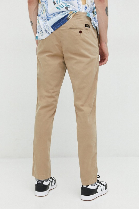 Odzież Superdry spodnie M7011022A.C35 beżowy