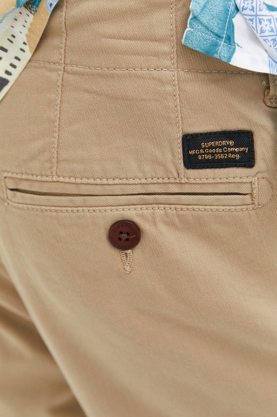 Superdry spodnie beżowy M7011022A.C35