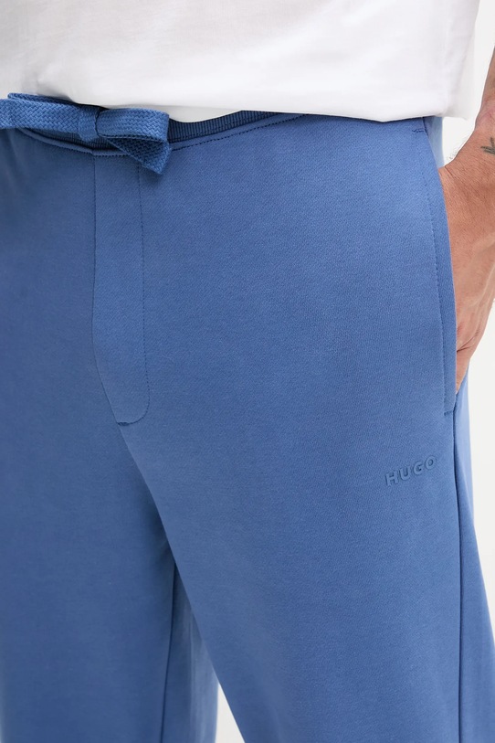 Βαμβακερό παντελόνι HUGO Dayote232 μπλε 50489617