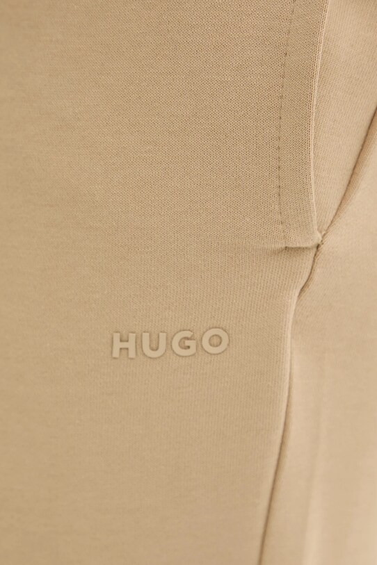 HUGO pantaloni de trening din bumbac bej 50489617