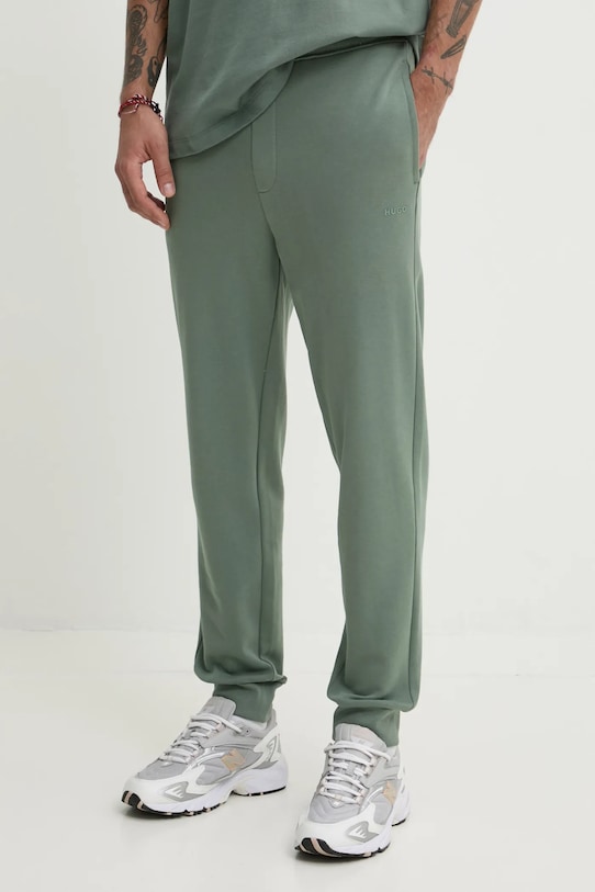 Pamučni donji dio trenirke HUGO Dayote232 zelena 50489617