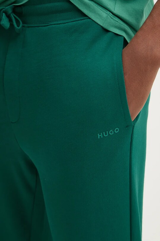 Бавовняні спортивні штани HUGO зелений 50489617