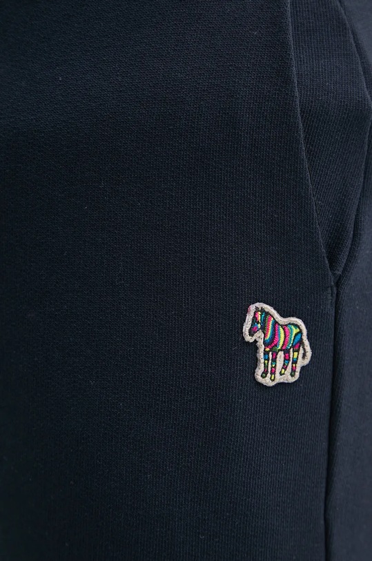 PS Paul Smith spodnie dresowe bawełniane granatowy M2R.482T.KZEBRA