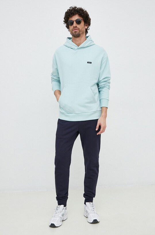 PS Paul Smith spodnie dresowe bawełniane M2R.482T.KZEBRA granatowy SS25