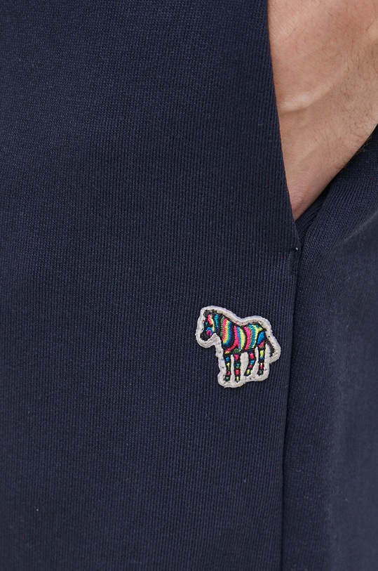 PS Paul Smith spodnie dresowe bawełniane granatowy M2R.482T.KZEBRA