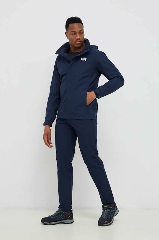 Helly Hansen spodnie outdoorowe QD 34278 granatowy SS25