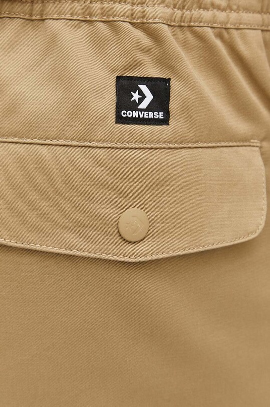 Bavlnené nohavice Converse hnedá 10024606.A02