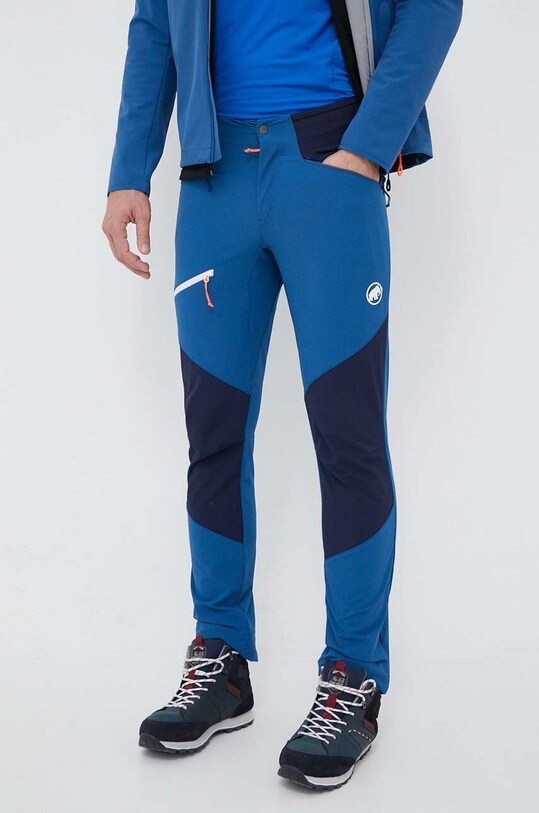 Turistické nohavice Mammut Taiss SO látka tmavomodrá 1021.00870