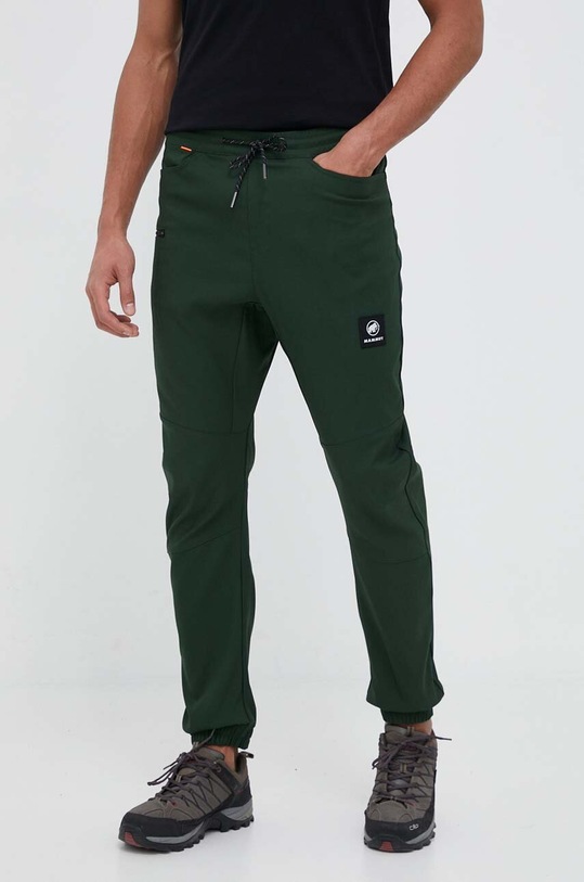 Mammut spodnie outdoorowe Massone tkanina zielony 1022.02010