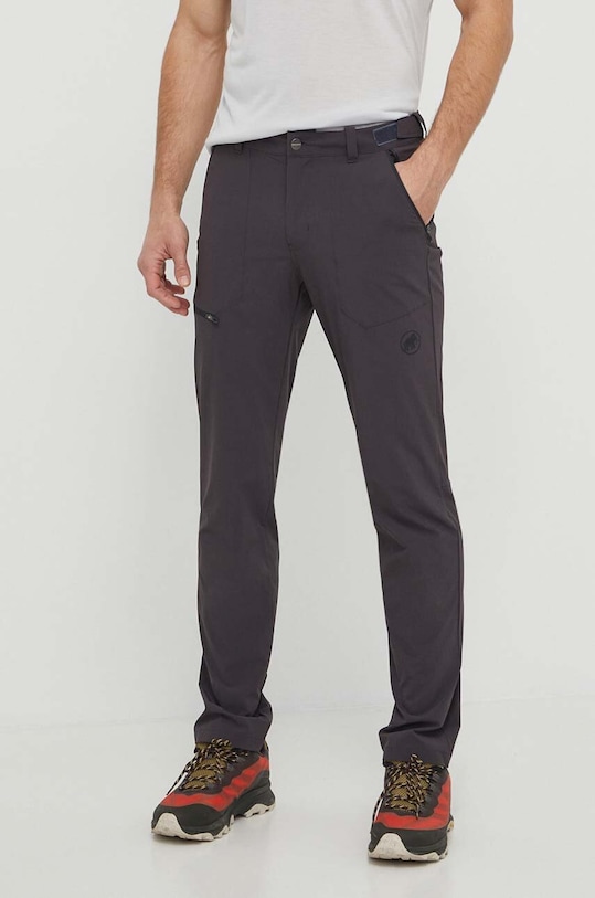 Mammut spodnie outdoorowe Runbold tkanina szary 1022.01670