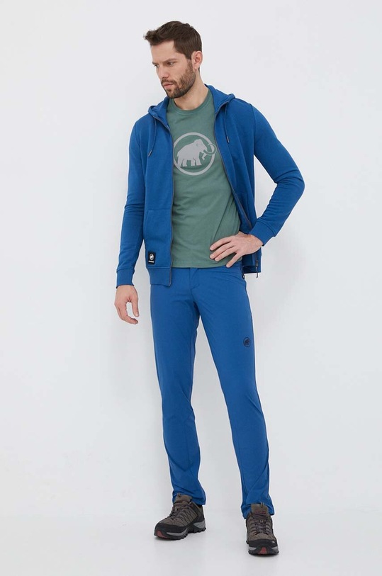 Outdooor hlače Mammut Runbold Light 1022.01312 mornarsko modra SS24
