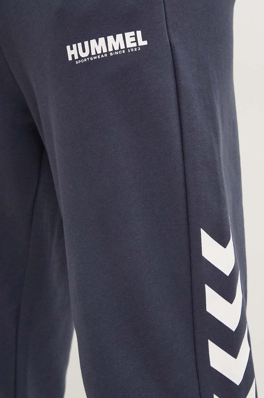 Памучен спортен панталон Hummel син 212567