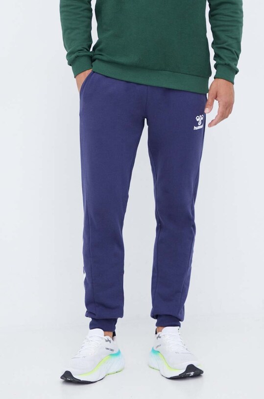 Hummel spodnie dresowe hmlISAM 2.0 REGULAR PANTS dzianina fioletowy 214336