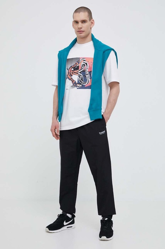 Hummel pantaloni de trening 219405 negru SS23