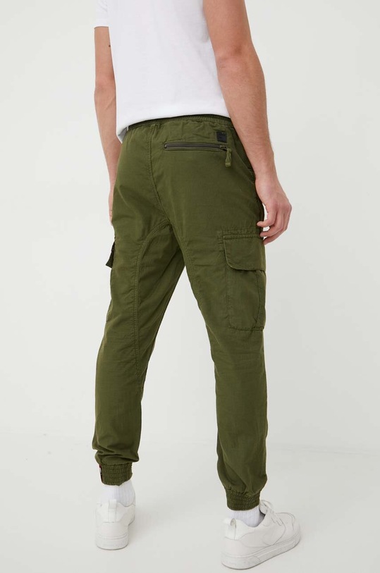 Odzież Alpha Industries spodnie bawełniane Ripstop Jogger 116201.142 zielony