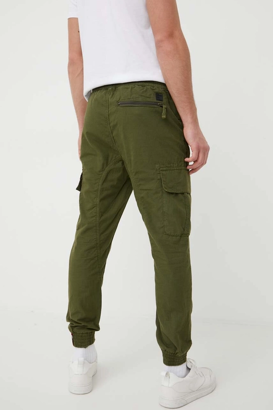 Одежда Хлопковые брюки Alpha Industries Ripstop Jogger 116201.142 зелёный