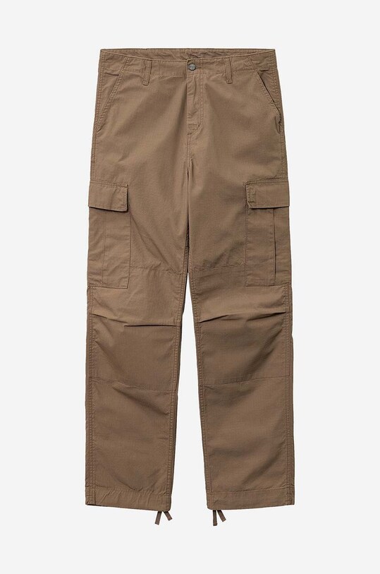 Carhartt WIP cotton trousers Regular Cargo Pant cotton brown I015875