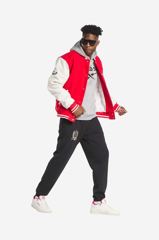 Reebok Classic spodnie dresowe bawełniane Res FL Pant HS5795 czarny SS23