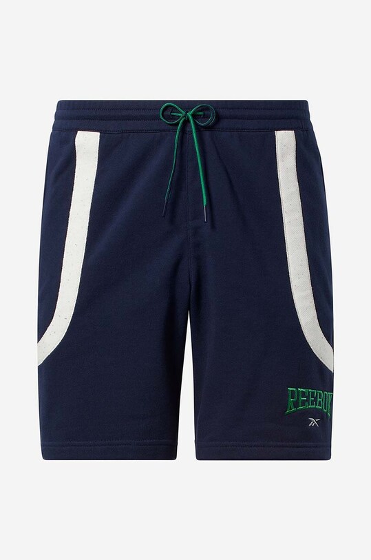 Reebok Classic szorty bawełniane Var FT Shorts granatowy HS9180