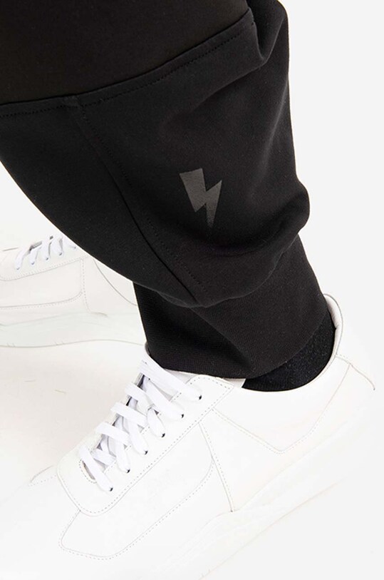 Παντελόνι Neil Barett Hybrid Workwear Loose Sweatpants μαύρο BJP019CH.S018S.01