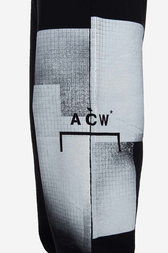 A-COLD-WALL* pantaloni de trening din bumbac Brutalist Jersey Pant negru ACWMB161