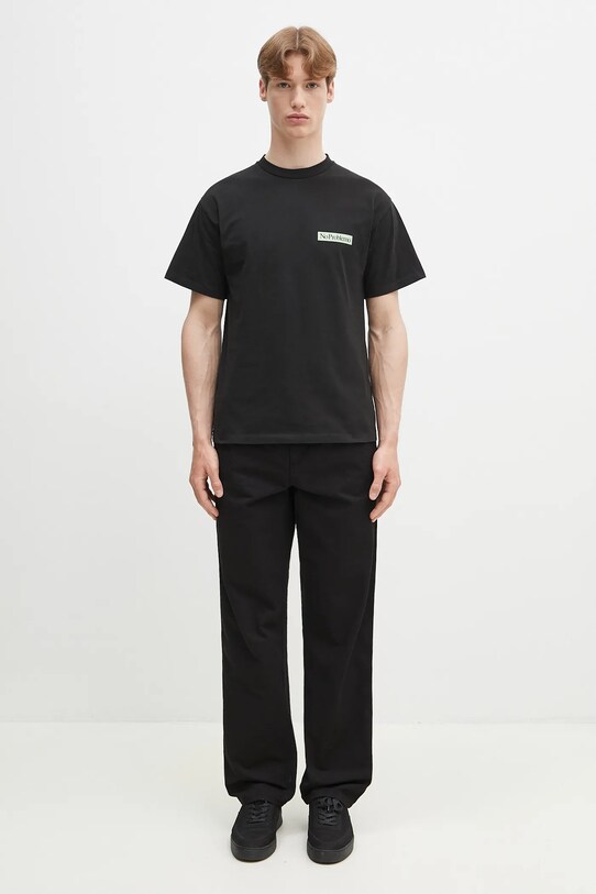 Carhartt WIP cotton trousers Single Knee Pant I031499 black