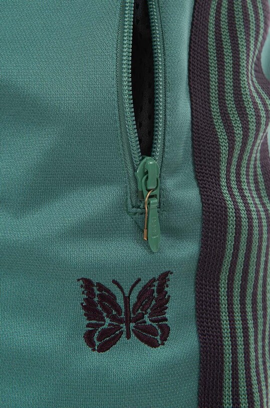 Tepláky Needles MR287.EMERALD zelená SS23